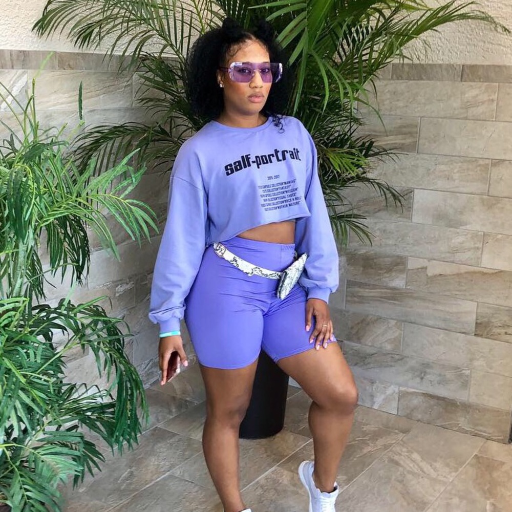 Lavender two piece!